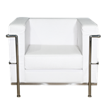 Mid-Century Arm Chair - White
