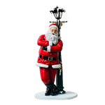 Santa with Lamp Post