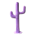 Pop Cactus 8' - Purple