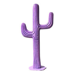 Pop Cactus 8' - Purple