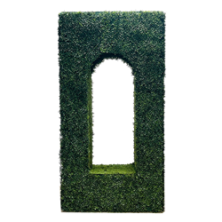 Topiary Wall with Open Arch