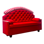 Red Candy Cane Sofa