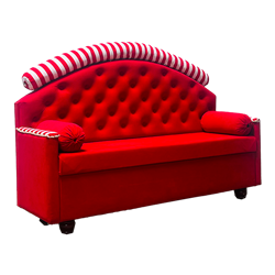 Red Candy Cane Sofa